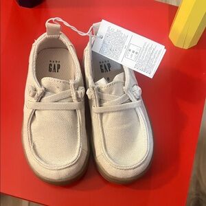GAP Kids Cream Moccasins